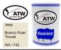 Preview: Jeep, Branco Polar Tricoat, WA / 742: 500ml Lackdose, von ATW Autoteile West.